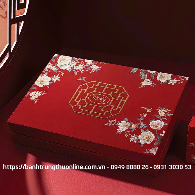 Bánh trung thu Richy 2025 - Thu - Hân Hoan (Hộp 6 bánh)
