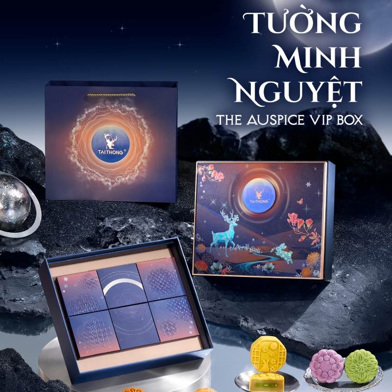 Bánh trung thu Tai Thong 2026 - SET 5: TƯỜNG MINH NGUYỆT