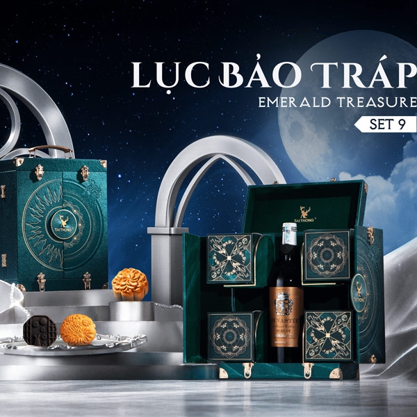 Bánh trung thu Taithong 2025 - SET 9: Lục Bảo Tráp