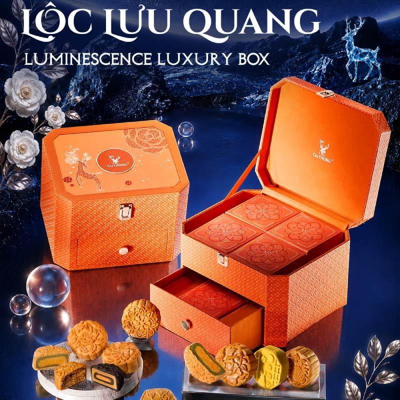 Bánh trung thu Taithong - SET 12: LỘC LƯU QUANG (CAM THÁI DƯƠNG)